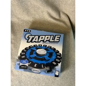 Tapple Fast Paced Word Game USAopoly The OP Games Blue Black Complete